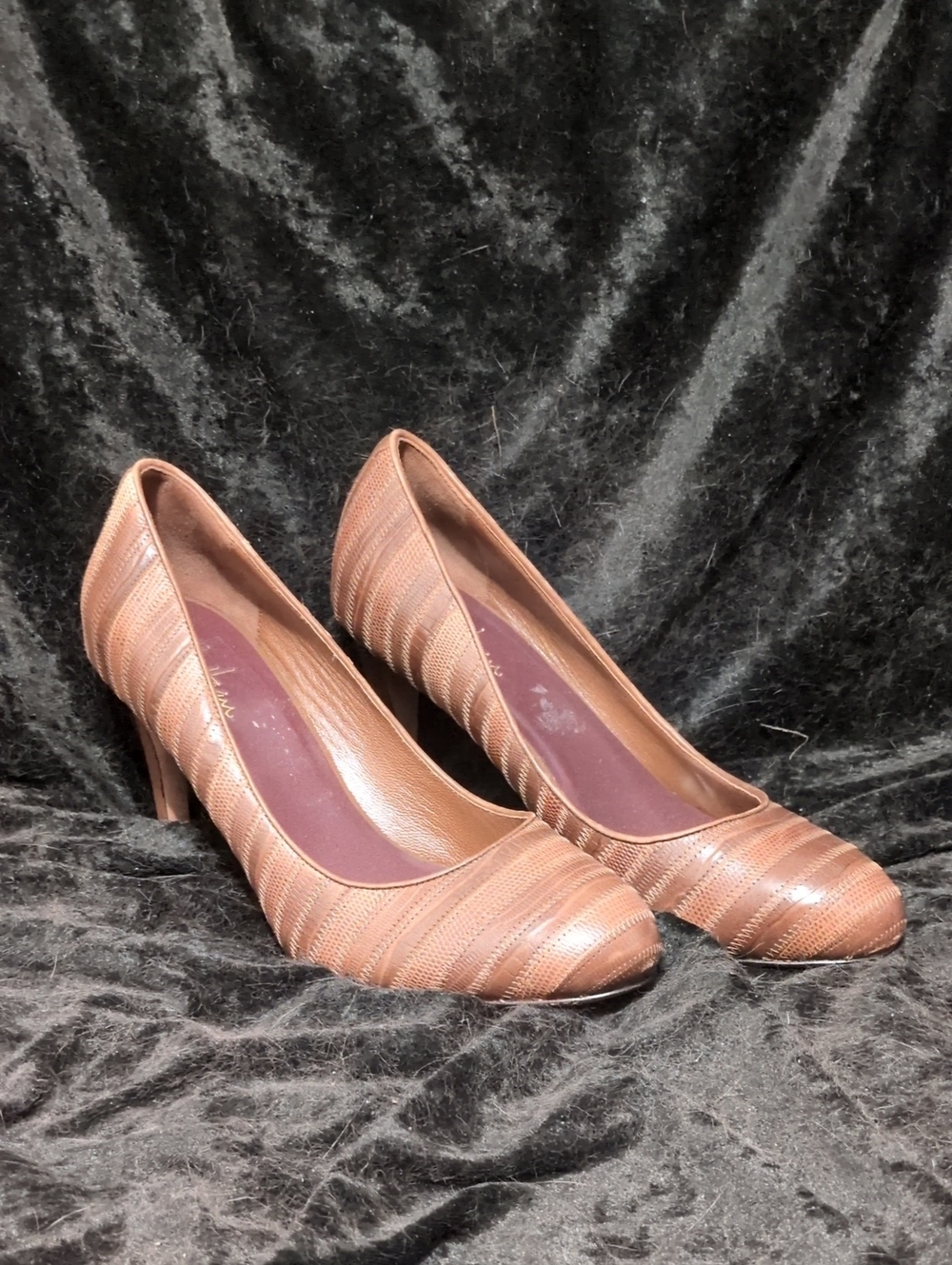 Cole Haan Lizard Print Women's Pump Heels With Nike Air Sole